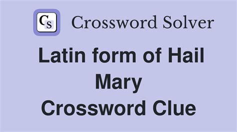 mary crossword clue|More.